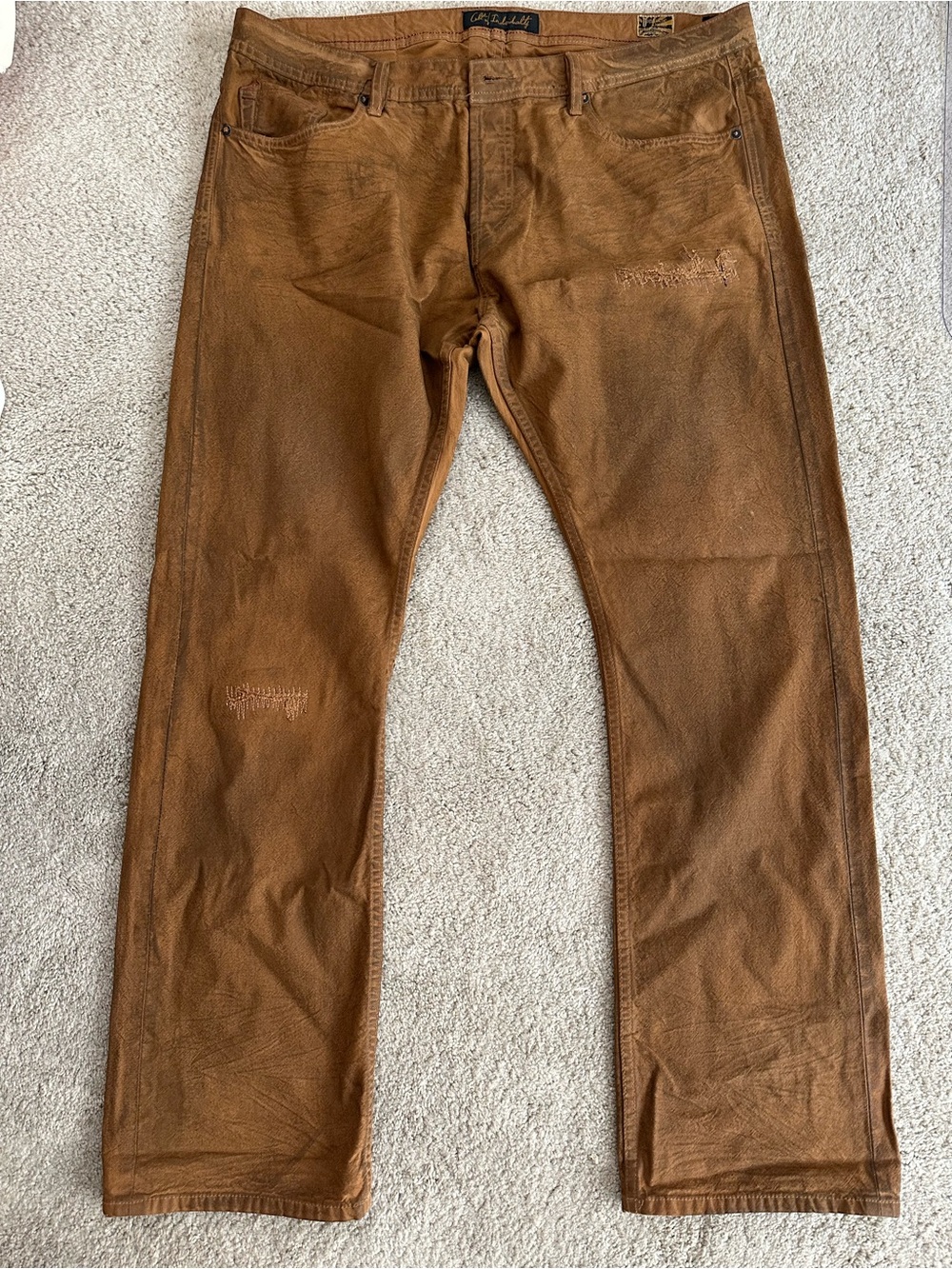 Cult of Individuality Copper Brown Relaxed fit jeans Men’s Sz 40x34